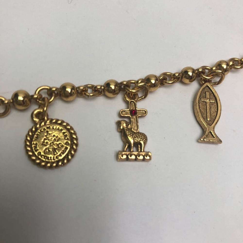 Vatican Collection Bracelets Gold tone New - Picture 3 of 6